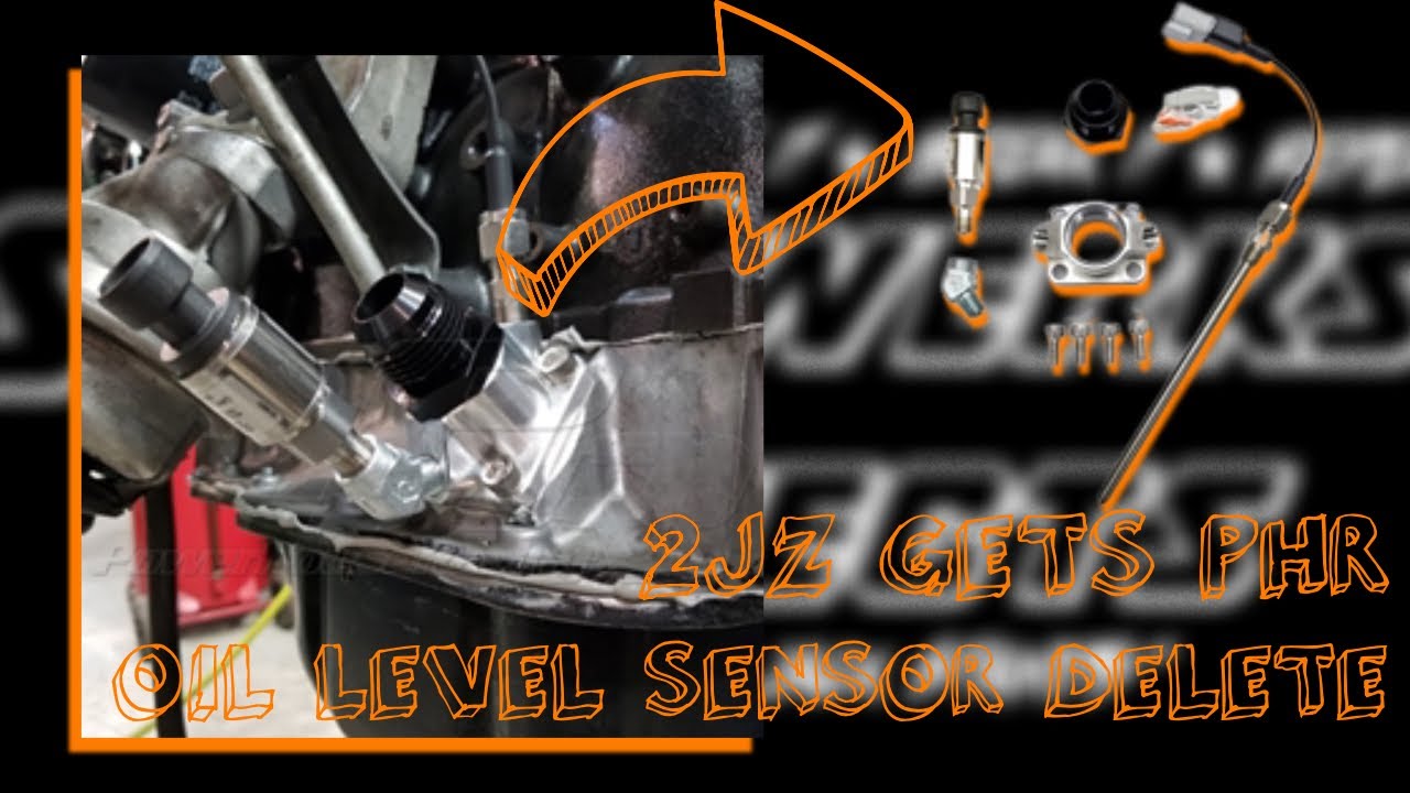 2JZ Engine | Deleting the Oil Level Sensor...Because Racecar