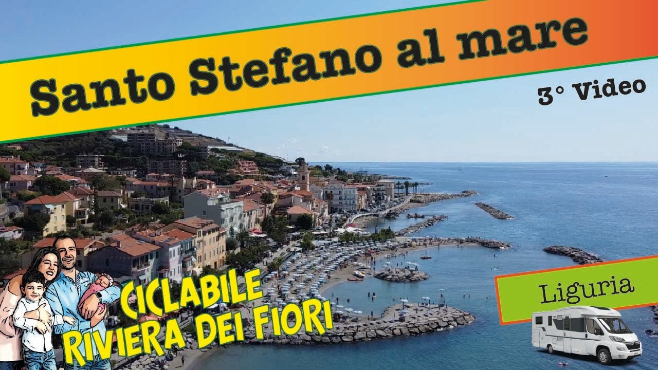 Pista ciclabile da Arma di Taggia a Santo Stefano al mare - 3° video - Liguria in camper