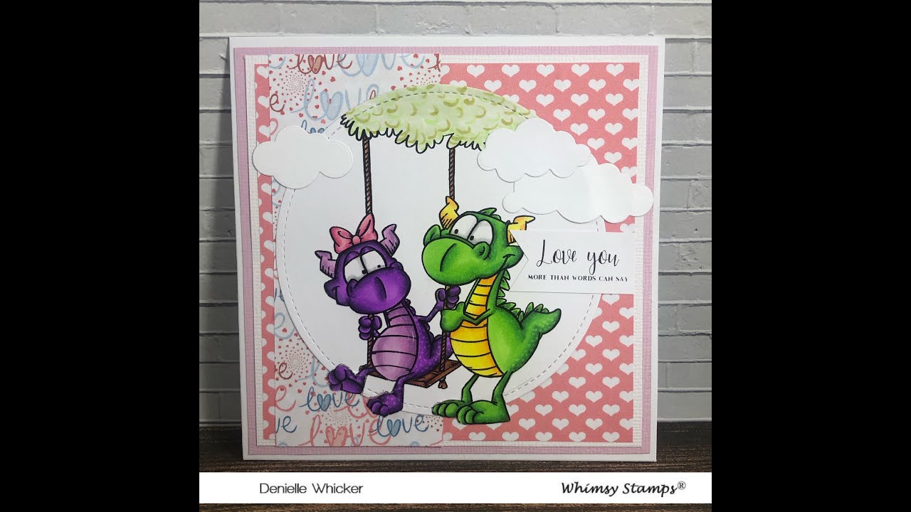 Whimsy Stamps - Dudley And Dhalia Swing (Extended Version for Whimsy Stamps)