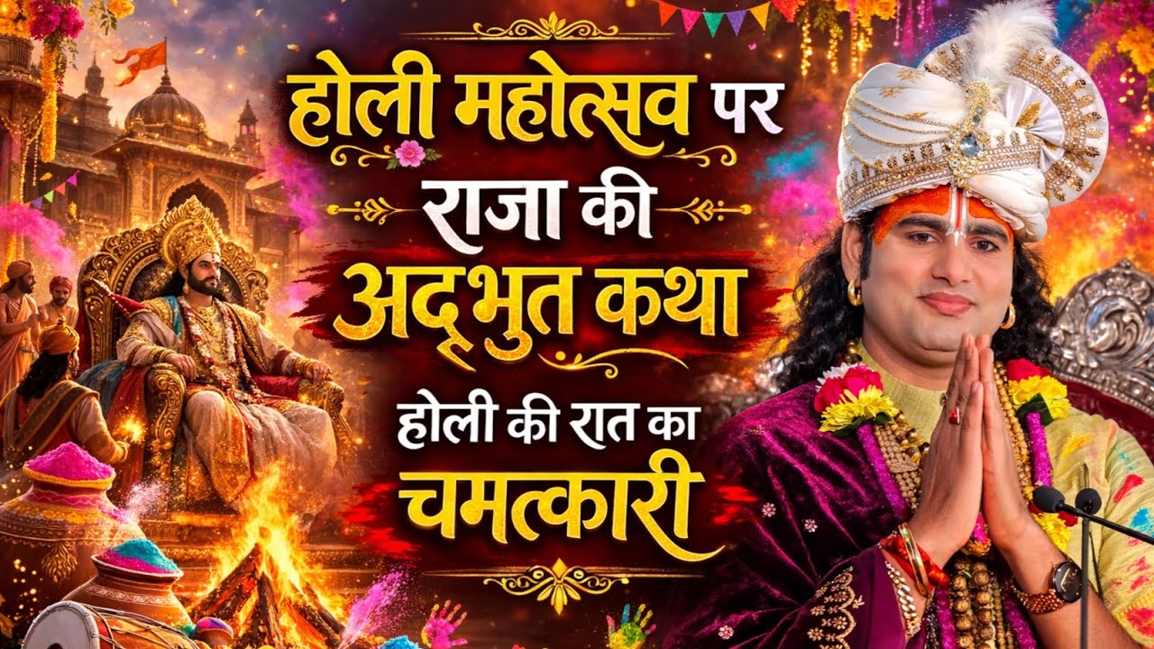 राजा की अद्भुत कथा | अनिरुद्धाचार्य जी महाराज से सच्ची भक्ति और मोह-माया की सीख | Holi Special 
