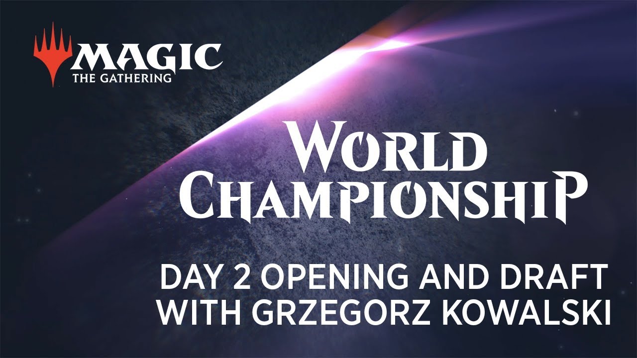 2018 Magic World Championship Day 2 Opening and Draft
