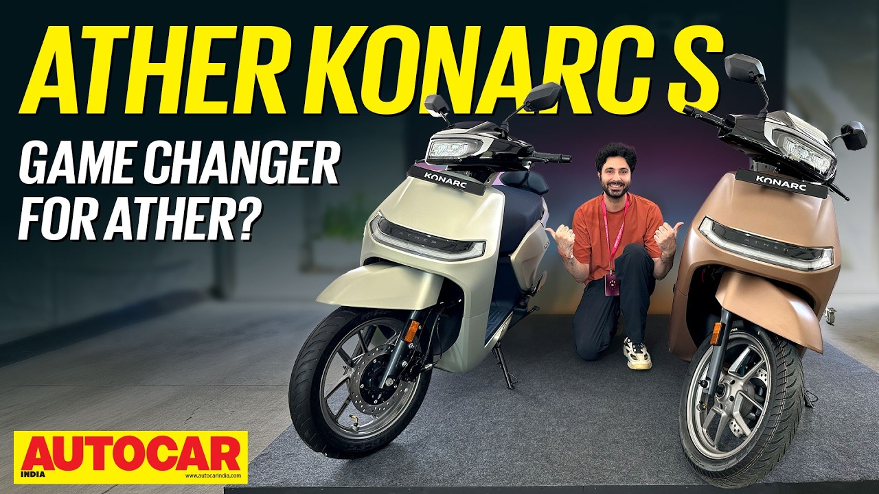 Ather Konark S walkaround - All new platform, built for comfort | First Look | Autocar India