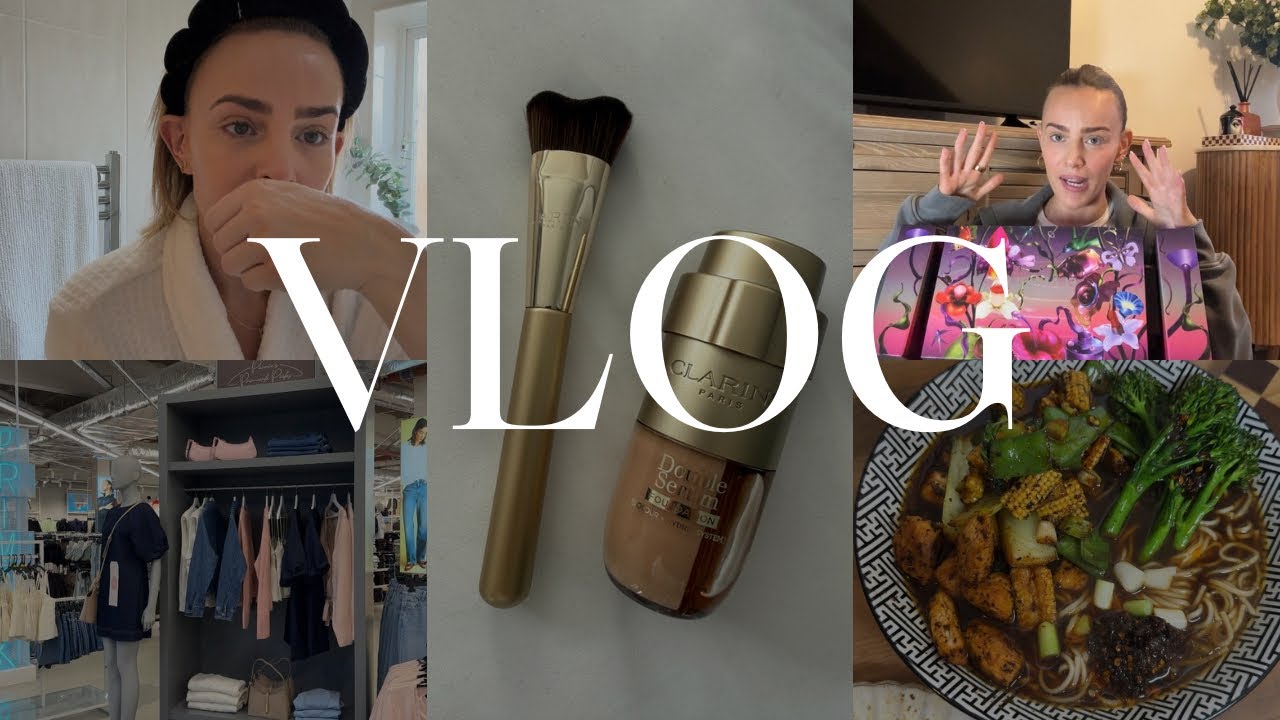 SPEND A FEW DAYS WITH ME/ FLANNELS BEAUTY HAUL/ PERRIES PRIMARK PICKS/QUICK RAMEN/CLARINS 