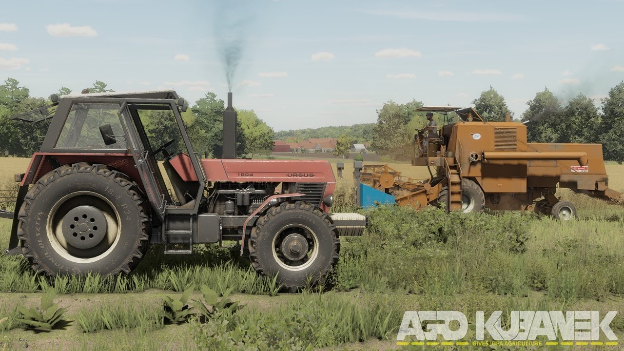 Żniwa na |"PGR Łażniki" FS22| AgroKubanek i Przyjaciele
