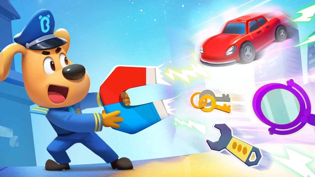 Magnet | Educational Cartoons for Kids | Detective Cartoon | Sheriff Labrador