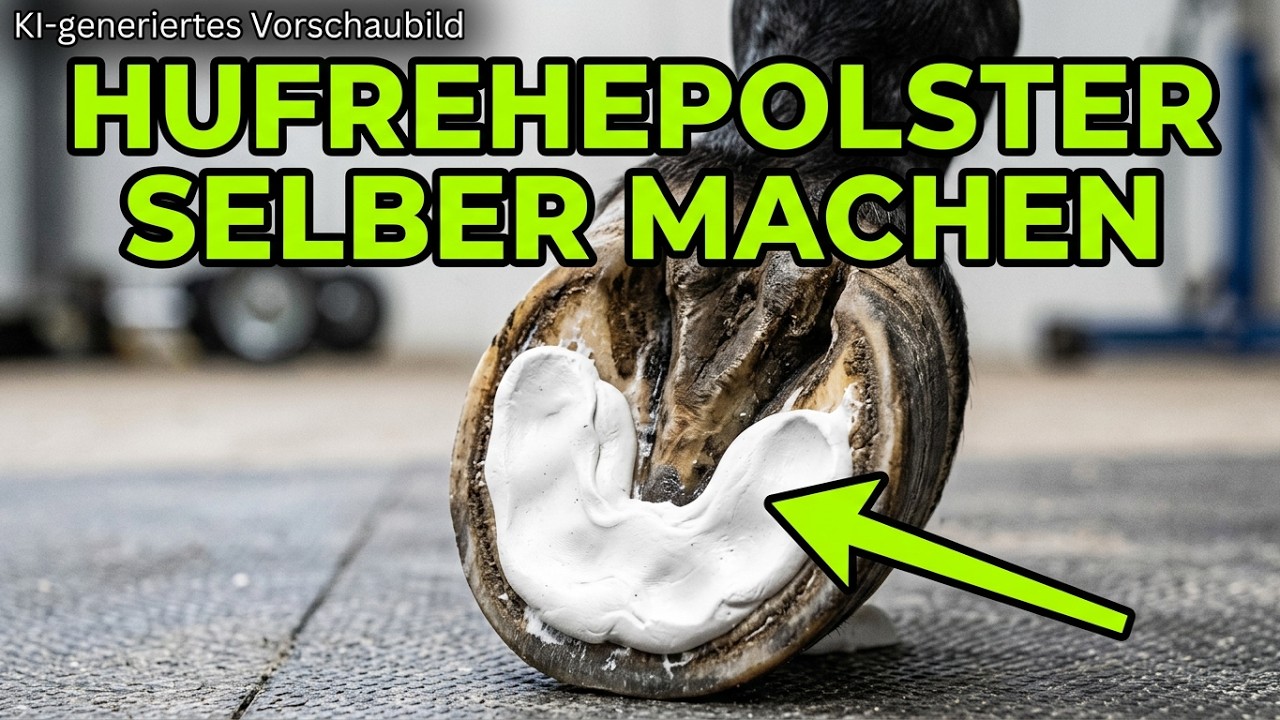 Hufrehepolster selber fertigen