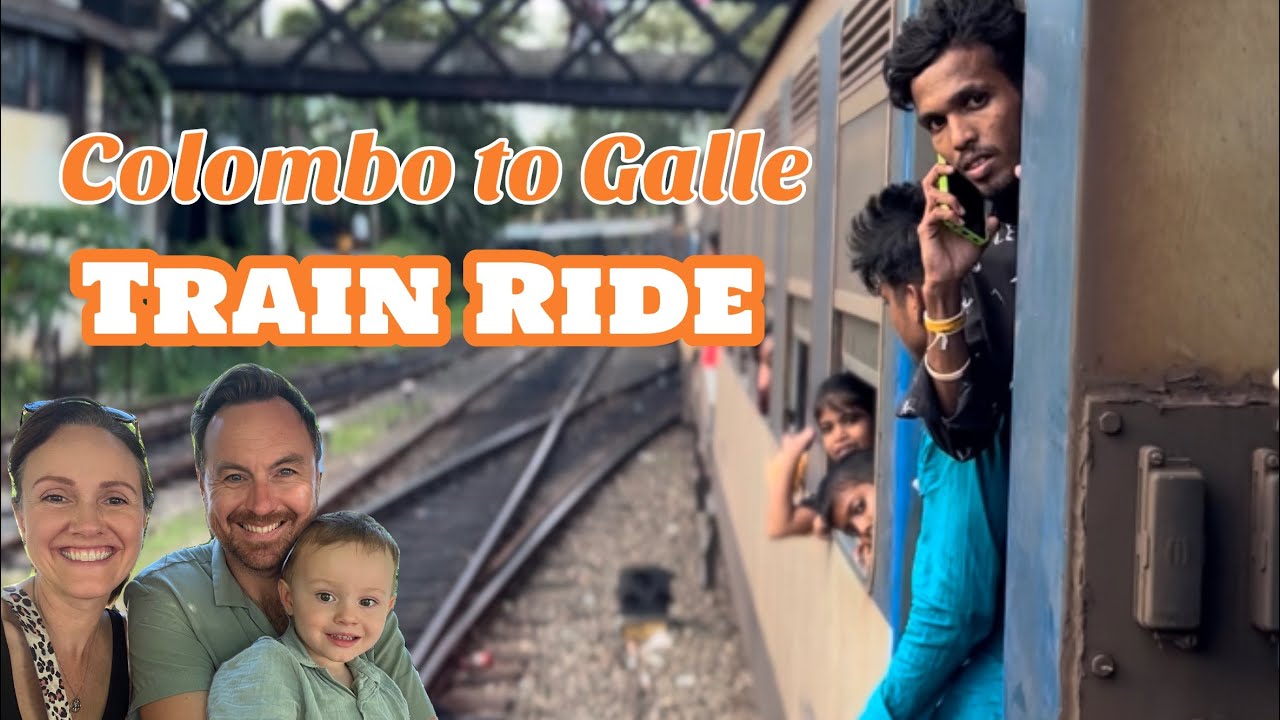 Scenic Colombo to Galle Train Ride with the Elson Family | Sri Lanka Travel