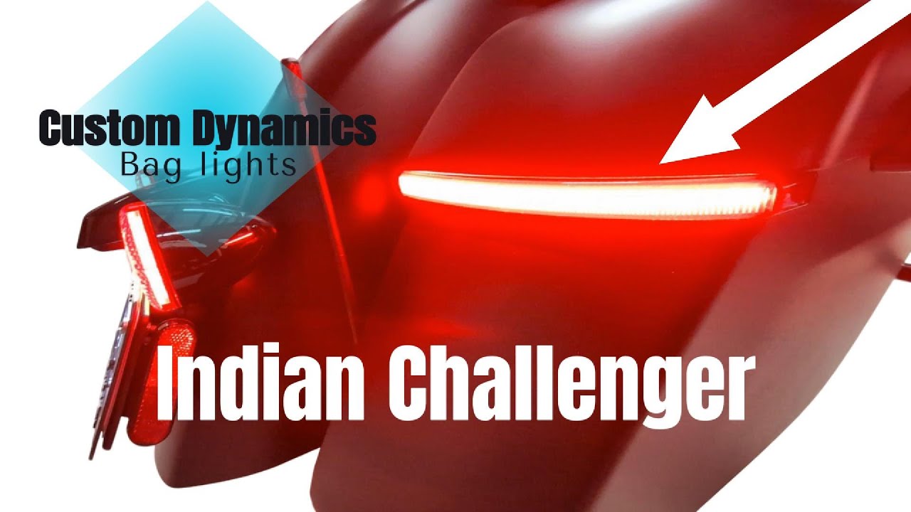 📌Installing Custom Dynamics Smoked Saddlebag Lights on a 2023 Indian Challenger – Step-by-Step Guide