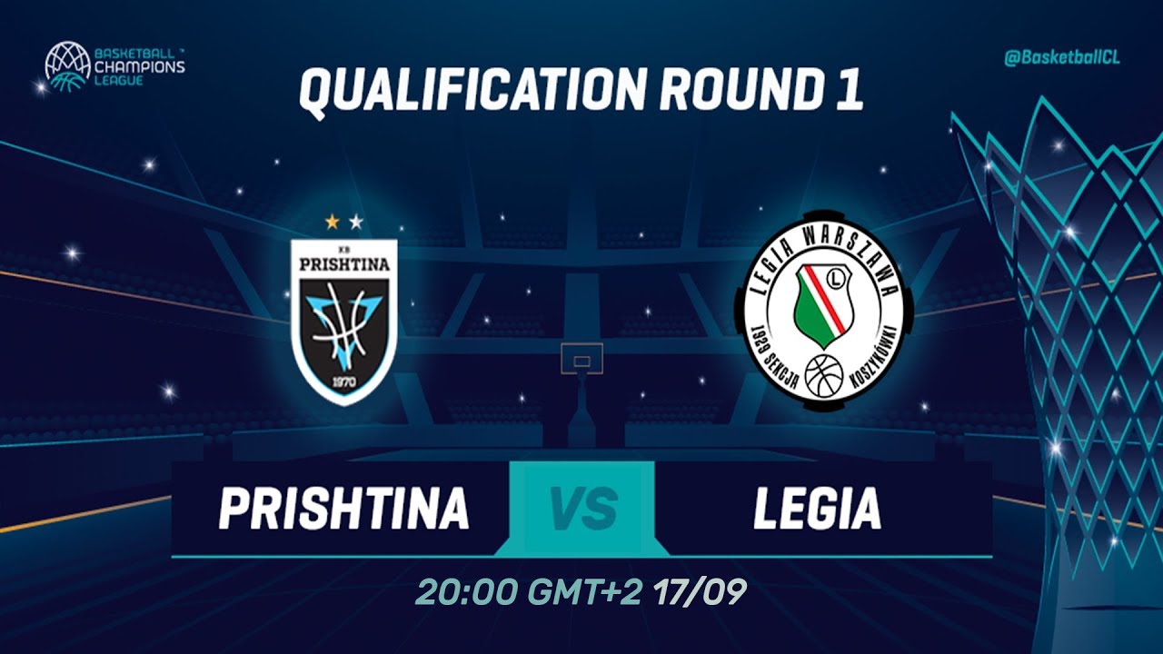 Sigal Prishtina v Legia Warszawa - Full Game - Qual. Rd. 1 - Basketball Champions League 2019-20