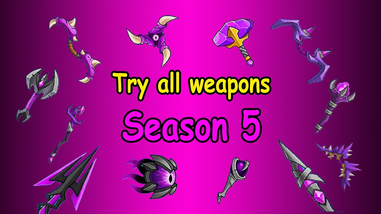 Try all weaonps in season 5_The archers 2