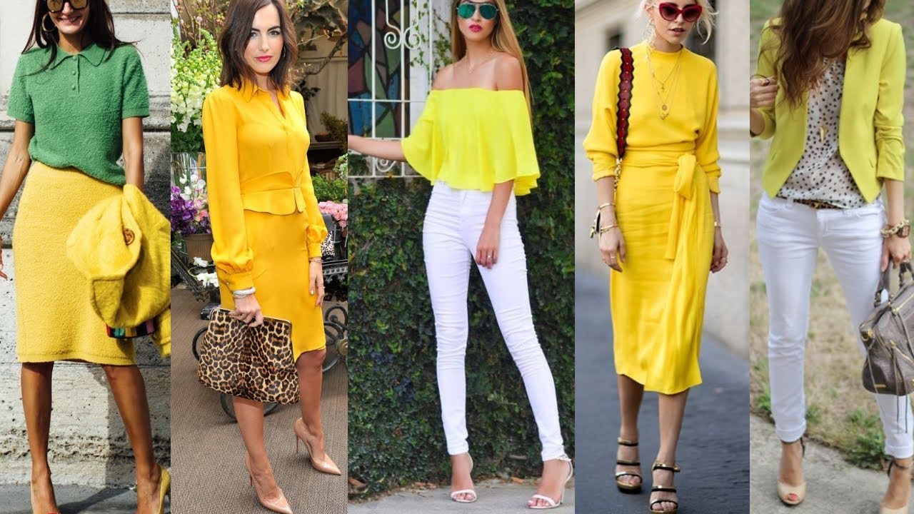 EL COLOR DE MODA 2021 / 1 de lo COLORES QUE SE LLEVARAN Y ESTARAN mas de MODA en el 2021/ AMARILLO