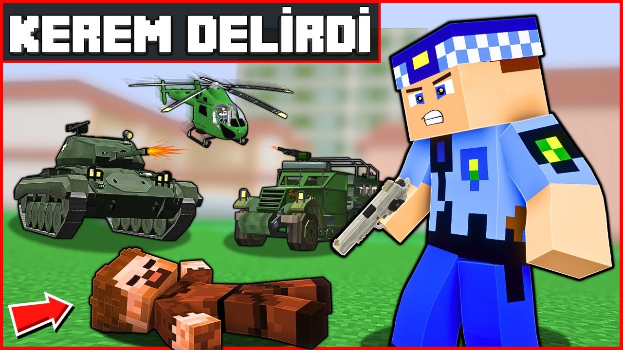 KEREM DELİRDİ VE ŞEHİRDEKİ HERKESE SALDIRDI! 😱 - Minecraft