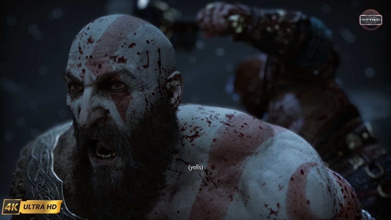 GHOST OF SPARTA REALITY SHOWS UP . KRATOS VS THOR ||  GOW RAGNAROK 4K