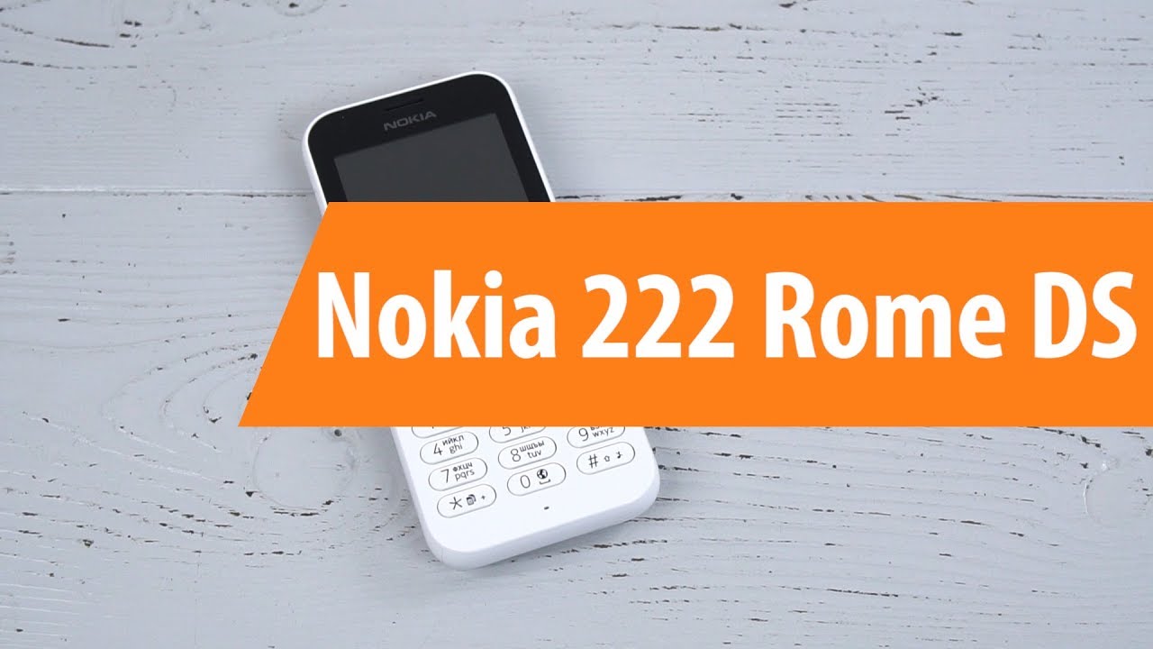 Распаковка Nokia 222 Rome DS / Unboxing Nokia 222 Rome DS