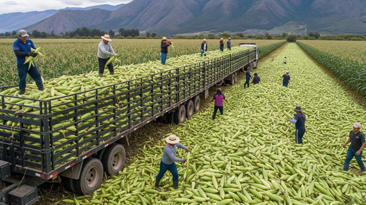 The Biggest Harvests Ever 💥 How Farmers Are Supplying Millions of Tons of Produce to the U.S.