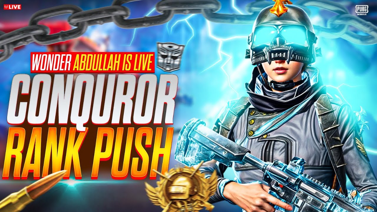 PUBG MOBILE RANK PUSH TOP 1