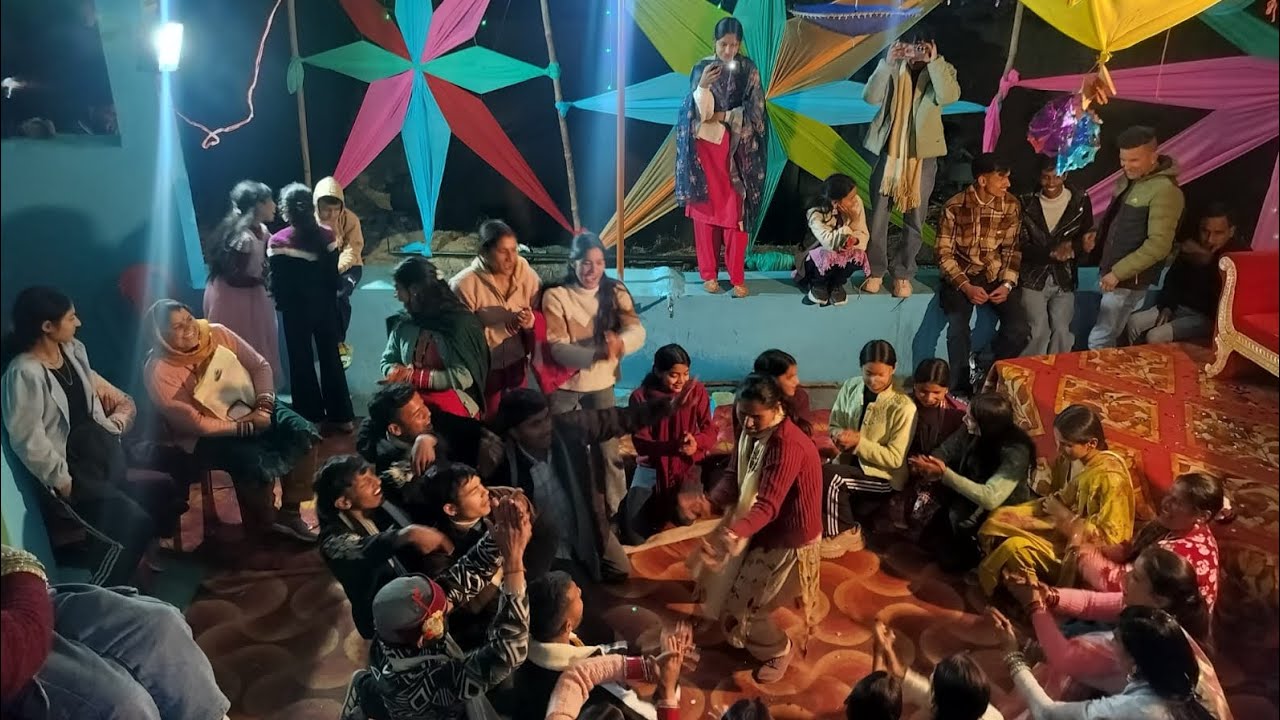 गढ़वाली पहाड़ी, डांस ,मेहंदी!night#gadwali #viral#longvideo #gadwalisong #dj