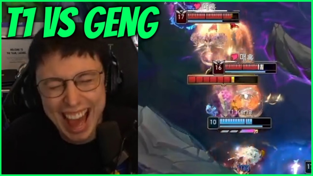 BARON IS BAIT | Caedrel Reacts To T1 VS GENG