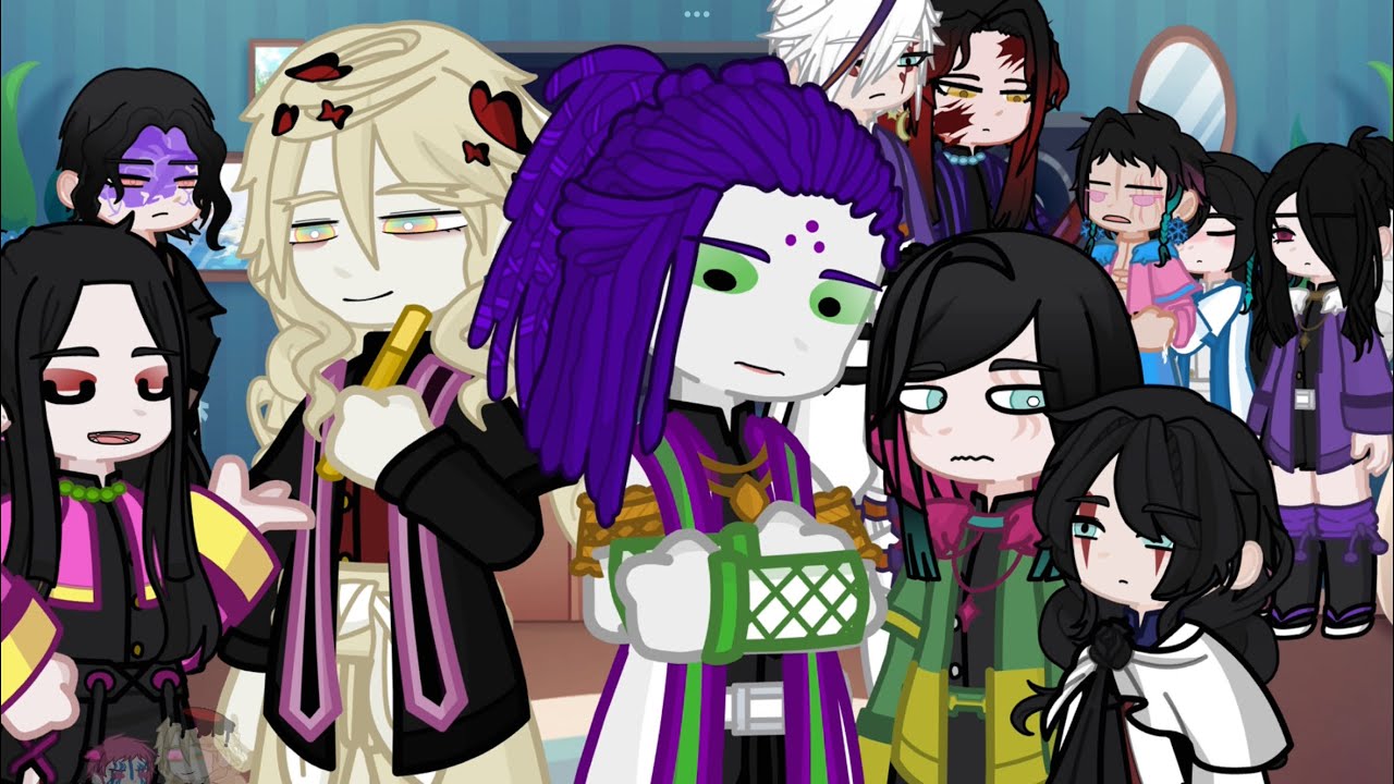 Swap Upper moons react to the original AU||Part 1||Muzan and the Uppermoon trio