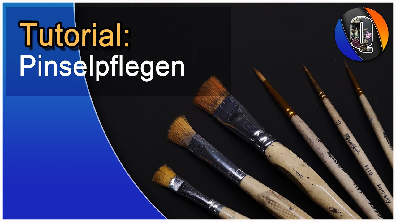 Tutorial: Pinsel pflegen reinigen & retten (deutsch / german) Quayjin