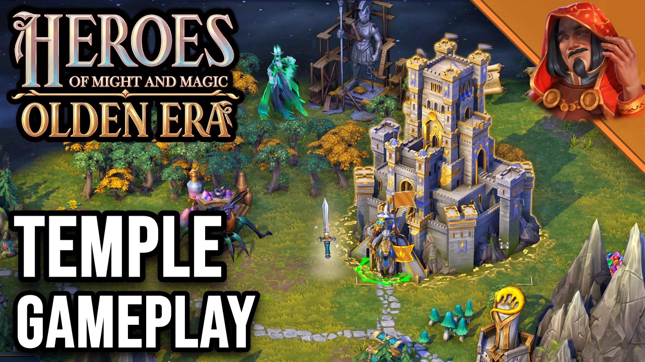 Heroes of Might and Magic: Olden Era &mdash; Геймплей за фракцию Храм &mdash; Первые впечатления