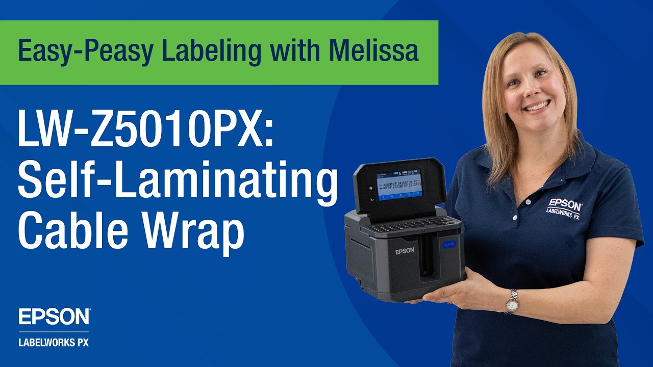 Making Self-Laminating Cable Wraps with the Epson LabelWorks LW-Z5010PX Industrial Label Printer