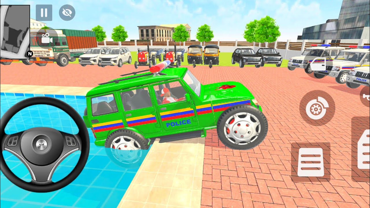Modified Police Car 🚨 Gangster Life in Indian Streets | Open WorldGame game for android 🔥