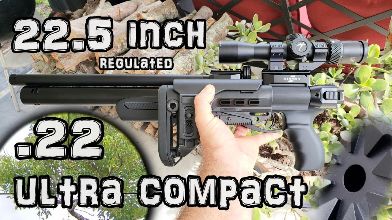 Ataman M2r .22 Air Rifle + Accuracy TEST - 50 & 100 Yards! + FULL REVIEW - Ultra Compact X Airgun