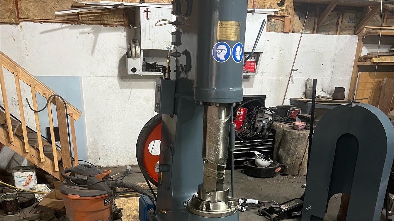 Anyang 106 power hammer first time really using it.