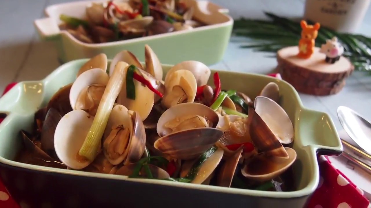 Super Easy Chinese Style Vongole &bull; Stir Fried Clams in Chinese Wine Recipe 醉啦啦