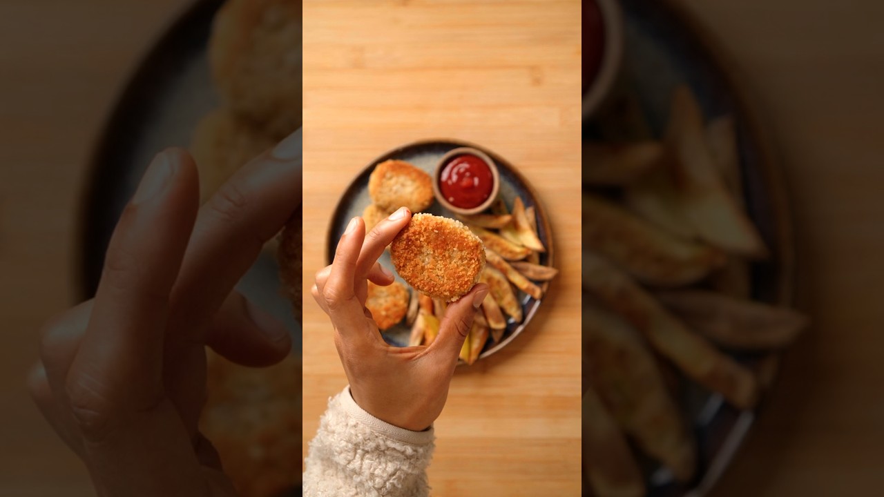 Vegane &bdquo;Chicken&ldquo; Nuggets (Kichererbsen Nuggets)