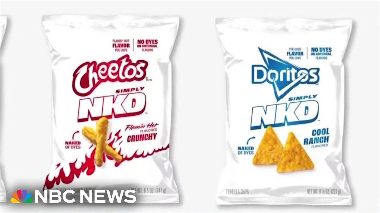 Doritos and Cheetos go 'naked' with removal of artificial dyes and flavors