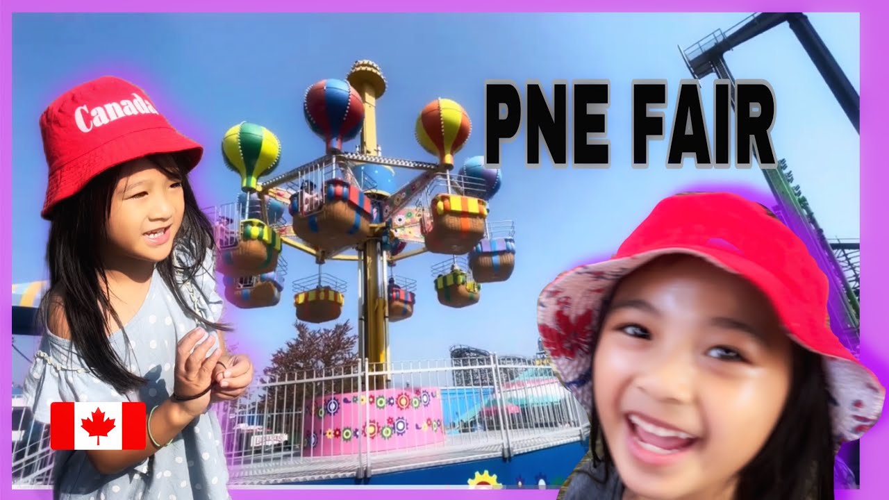 PNE FAIR AND PLAYLAND RIDES CANADA #pne #playland  #sunmer