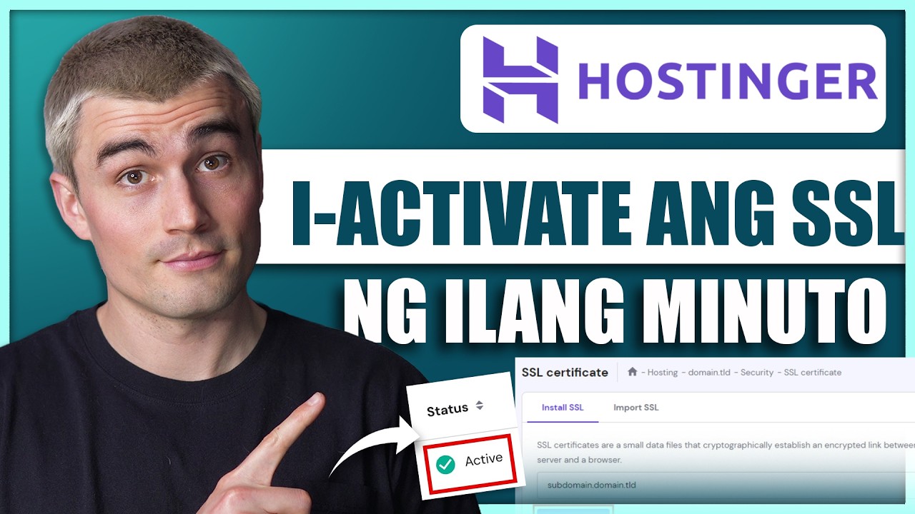Paano Mag-Set Up ng Libreng SSL sa Hostinger | Madaling Pag-activate ng HTTPS (Step-by-Step Guide)