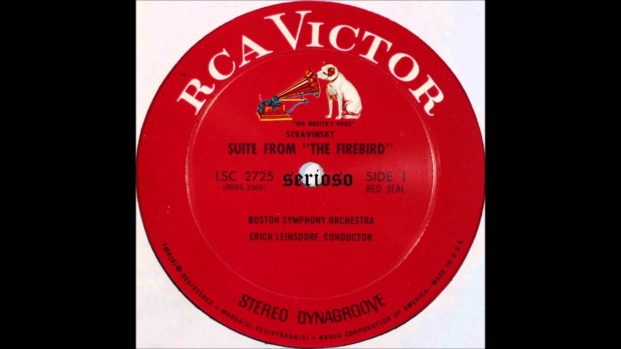 Stravinsky, Suite The Firebird, Erich Leinsdorf, cond