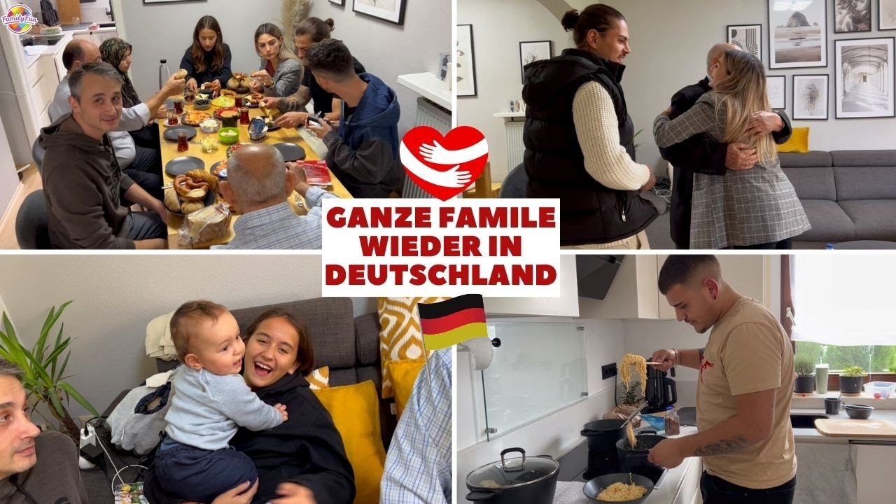 MEGA BEGRÜßUNG VON GROßFAMILIE  | ALLE ENDLICH WIEDER IN DEUTSCHLAND | Family Fun