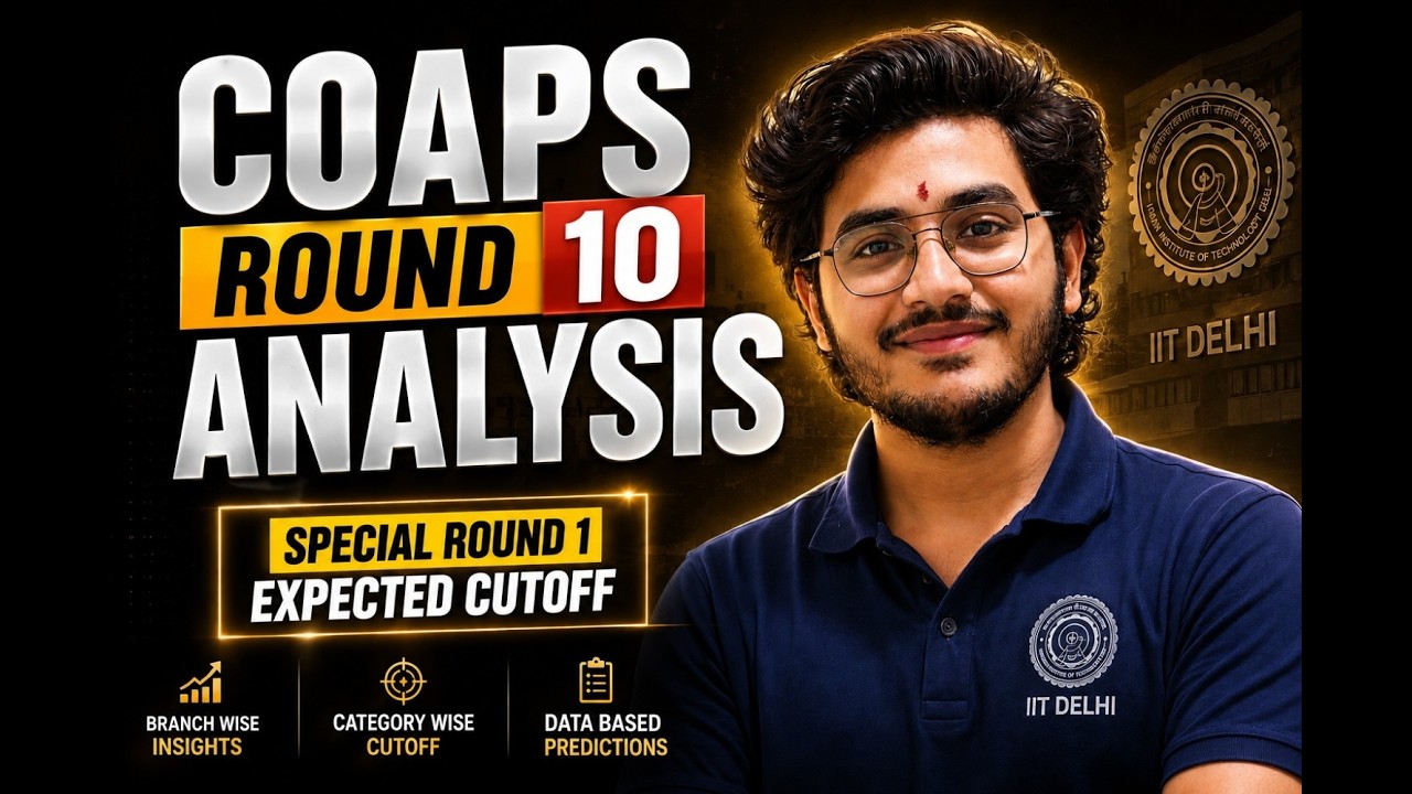 COAP Round 10 Analysis 🔥 | CCMT 2026 Special Round 1 Expected Cutoff | NIT, IIIT & GFTI Chances