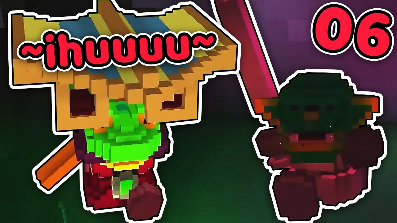 A missão épica do boss do castelo 🤠✌ no cube world