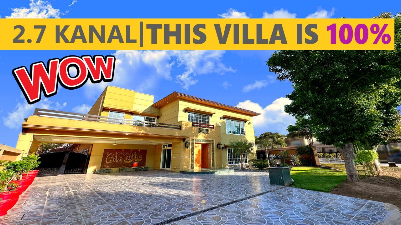 OWNER BUILT 2.7 Kanal Topkapi Palace Big Lawn House for Sale Bahria Garden City ISLAMABAD #tajmahal