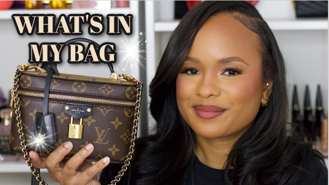 WHAT&rsquo;S IN MY BAG? + ESSENTIALS YOU NEED IN YOUR PURSE 🎀✨ LOUIS VUITTON VANITY CHAIN POUCH 2025
