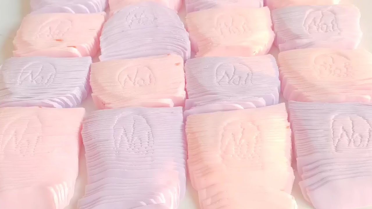 NO.1 Soap Plates / Soap CRUNCHING/ Soap ASMR