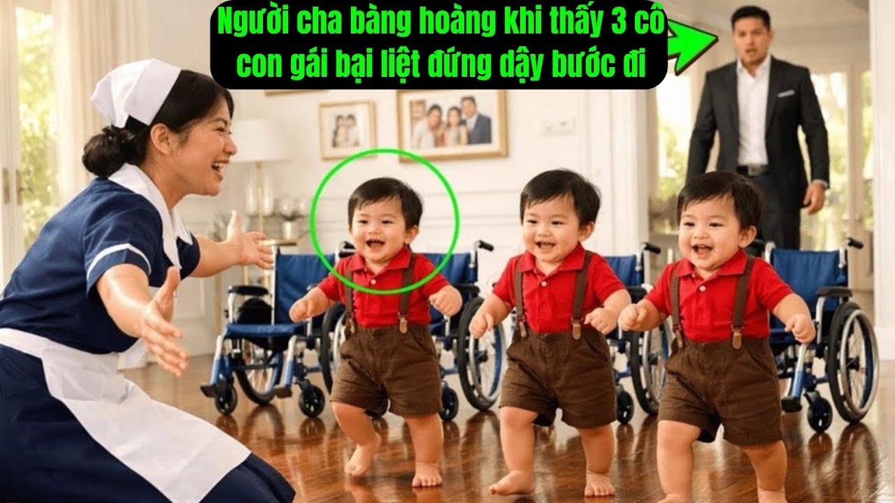 NGƯỜI CHA GIÀU CÓ VÀ CÔ GIÚP VIỆC: PHÉP MÀU KHI BA CÔ CON GÁI ĐỨNG DẬY BƯỚC ĐI