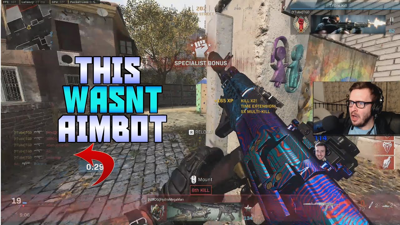 IT LOOKS LIKE I'M AIMBOTTING... But I'm Not - Modern Warfare PC Cranked