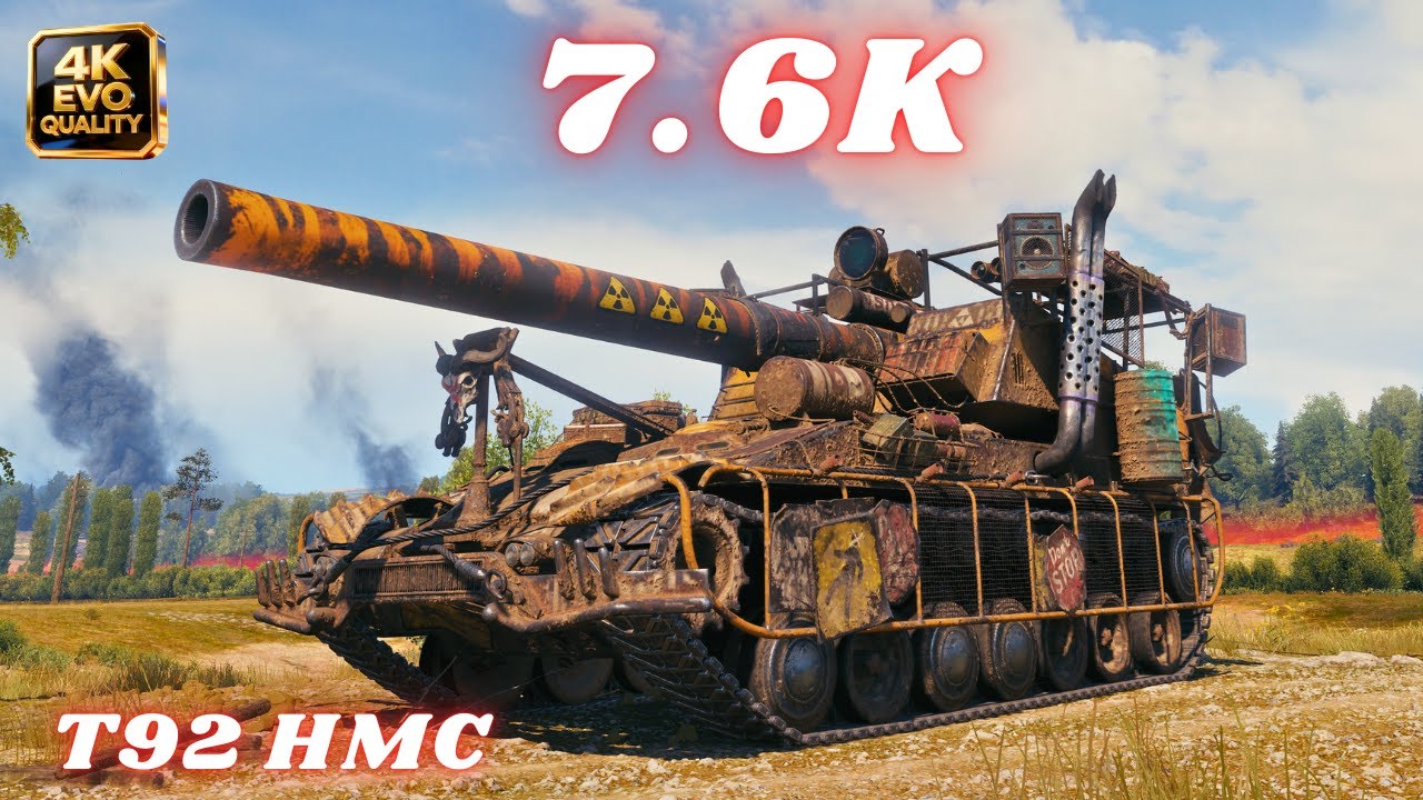 T92 HMC 7.6K Damage Arty World of Tanks