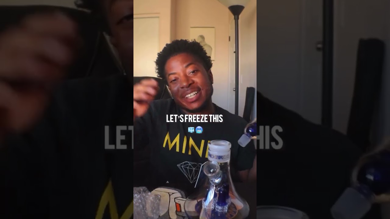 UNBOXING THE ICE KING! ❄️ Freezable Glycerin Bong w/ 4 Showerhead Percs #bongguy