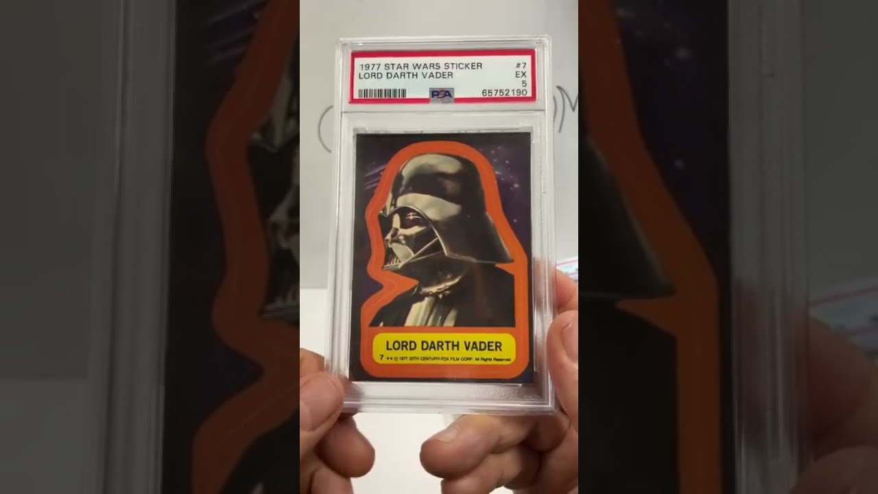 Star Wars PSA 1977 Topps Graded Stickers & Trading Cards Series 1