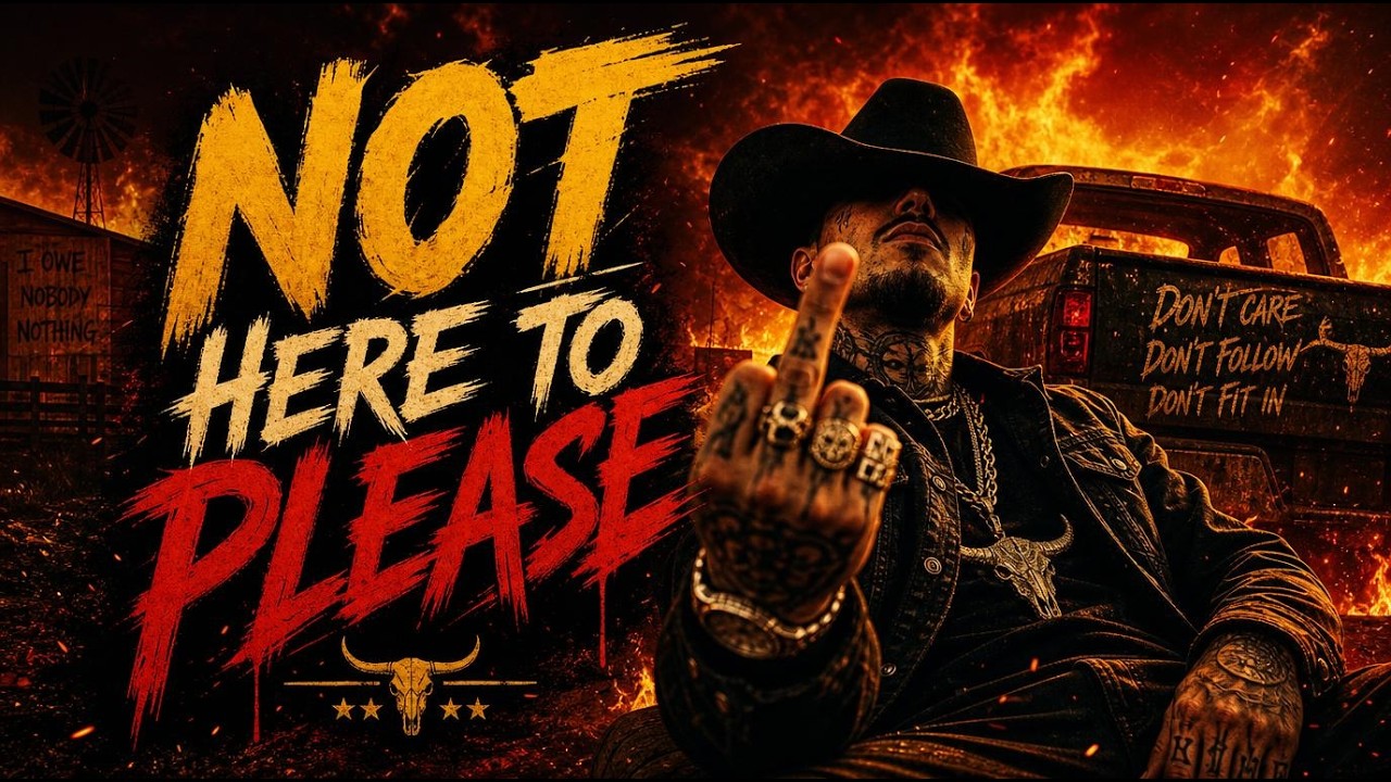 NOT HERE TO PLEASE - Outlaw Country Rap Anthem 2026 | Redneck Outlaw Rap | Southern Hip Hop