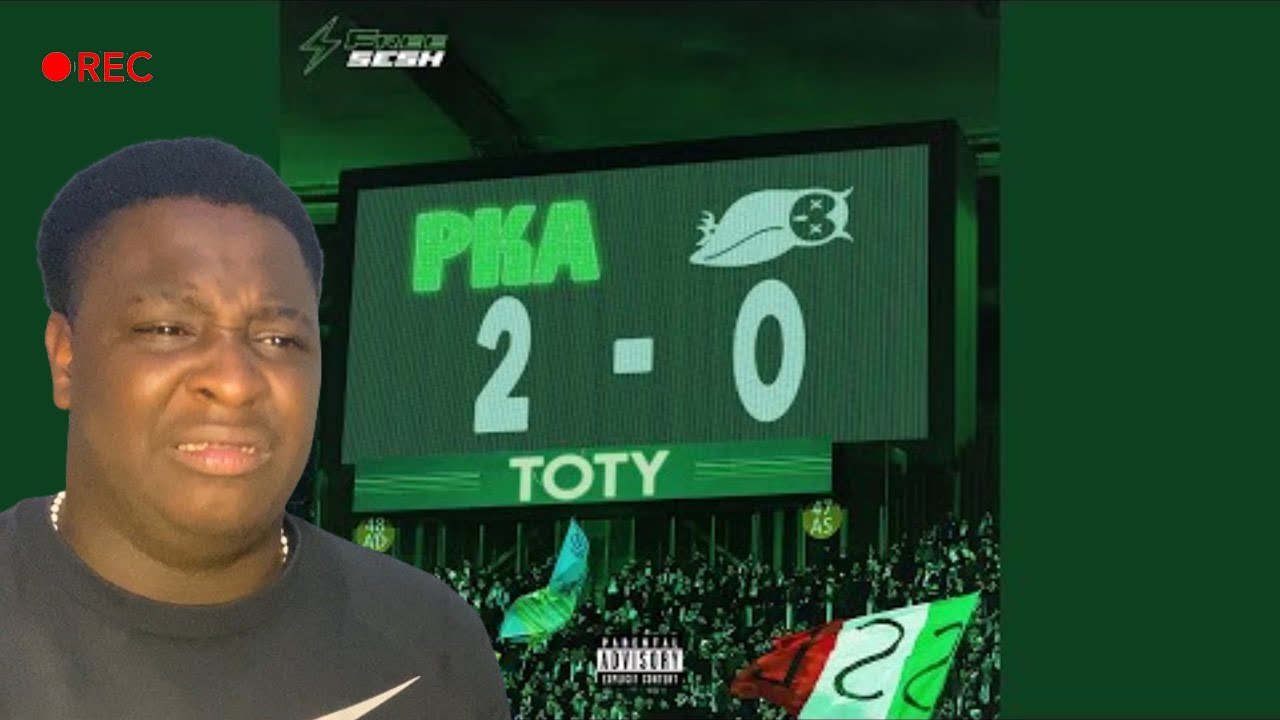 [React] não tem palavras pra descrever ( #PKA - TOTY (Official Video) | #FREESESH)
