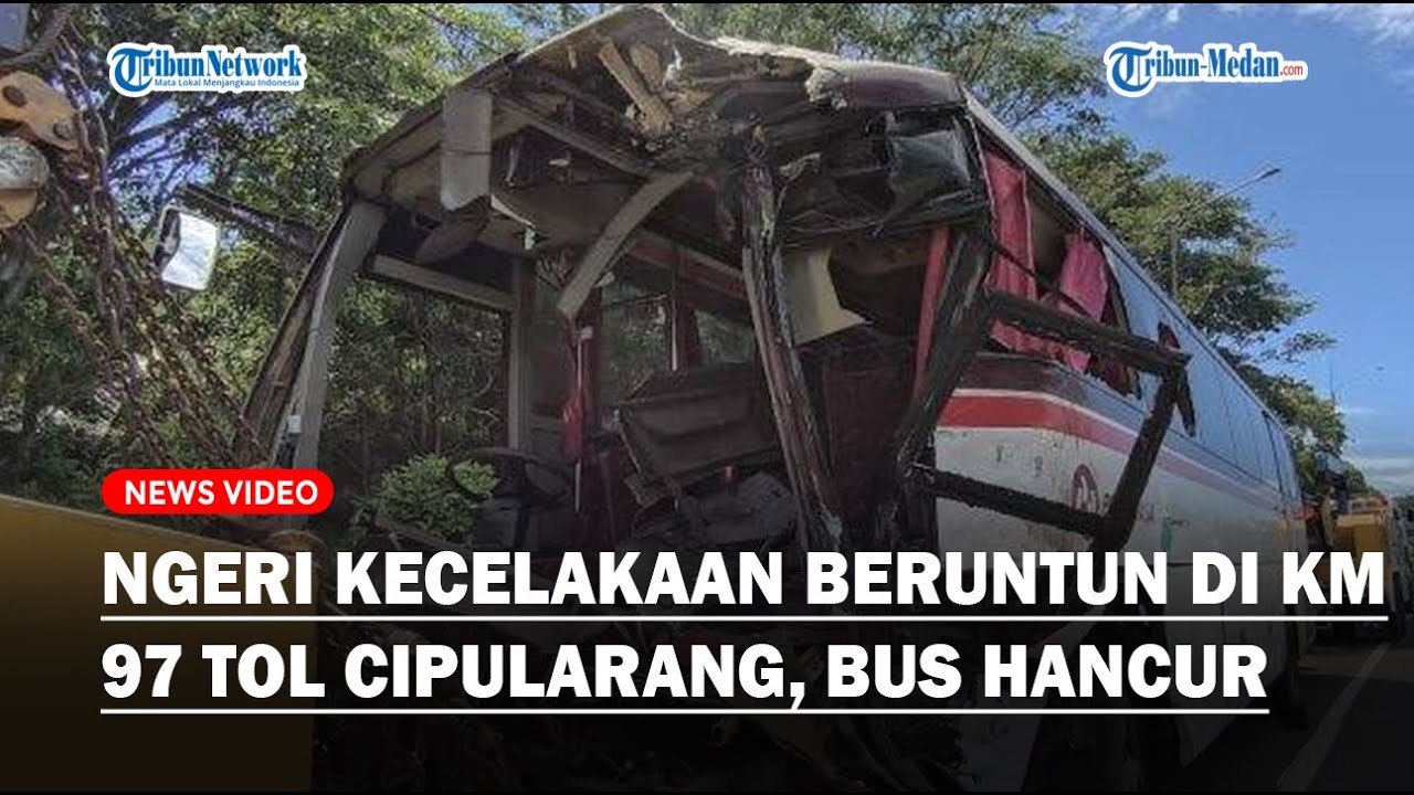 🔴LIVE: KECELAKAAN BERUNTUN di Jalan Tol Cipularang KM97, Bus Primajasa Remuk, Truk Batu Bara Ringsek