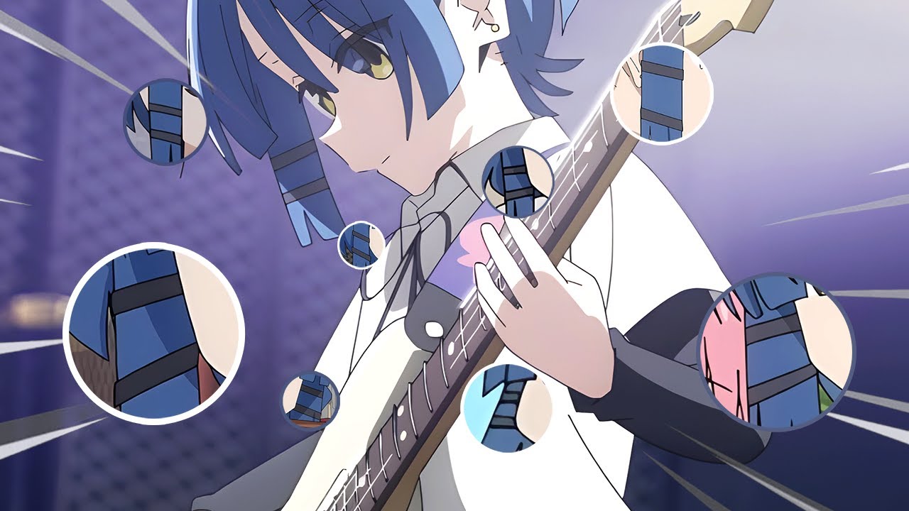 Bocchi The Rock! But it's only Ryo's Hair Clips...